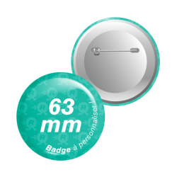 badges ronds personnalisés 63mm