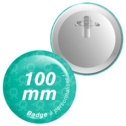 badges personnalisés 100mm attache crocodile