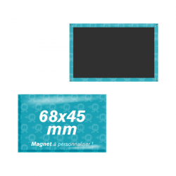 magnets rectangles personnalisés 68mm x 45mm
