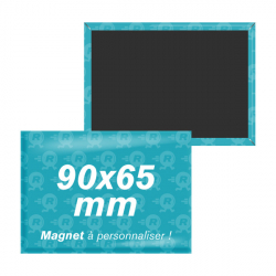 fabrication de magnets rectangulaires personnalisés 90mm x 65mm