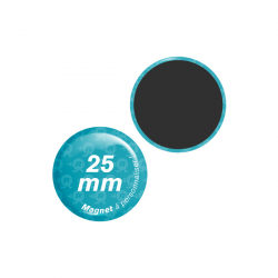 fabrication de magnets ronds personnalisés 25mm
