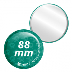 miroirs ronds personnalisés 88mm