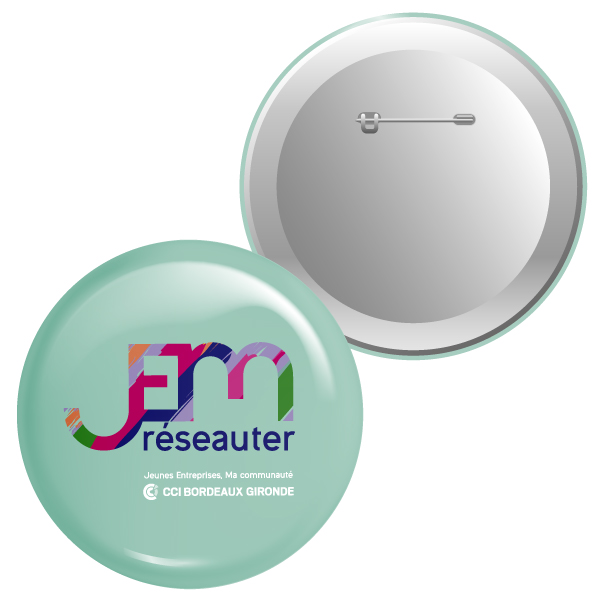 Badge rond personnalisé