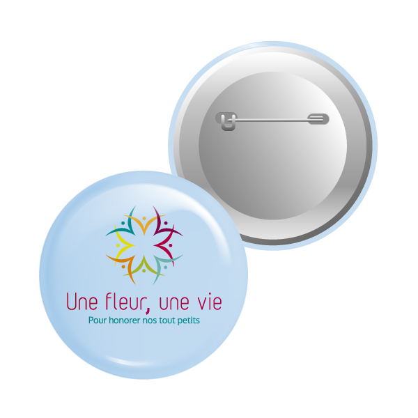 Badges Ronds Personnalisés 63mm