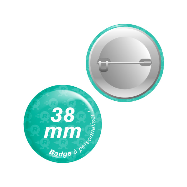 Badges Ronds Personnalisés 38mm