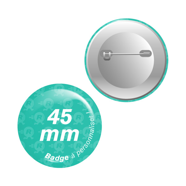 Badges Ronds Personnalisés 45mm